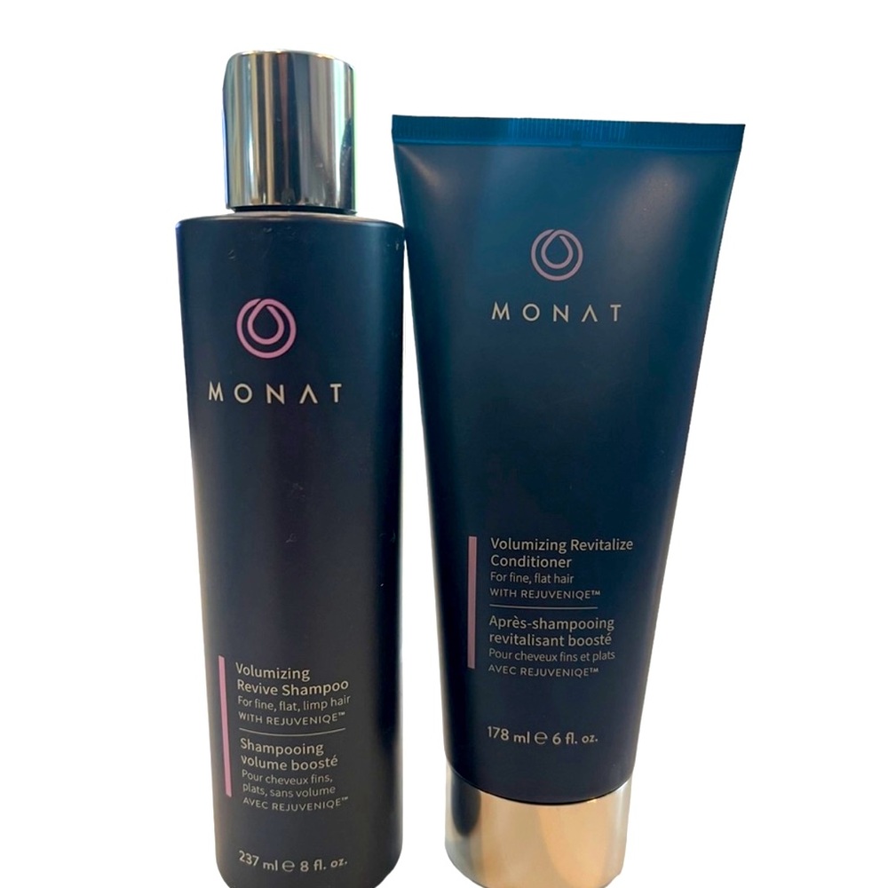 Monat Revive Volume Shampoo & Revitalize Conditioner Set NEW Sealed